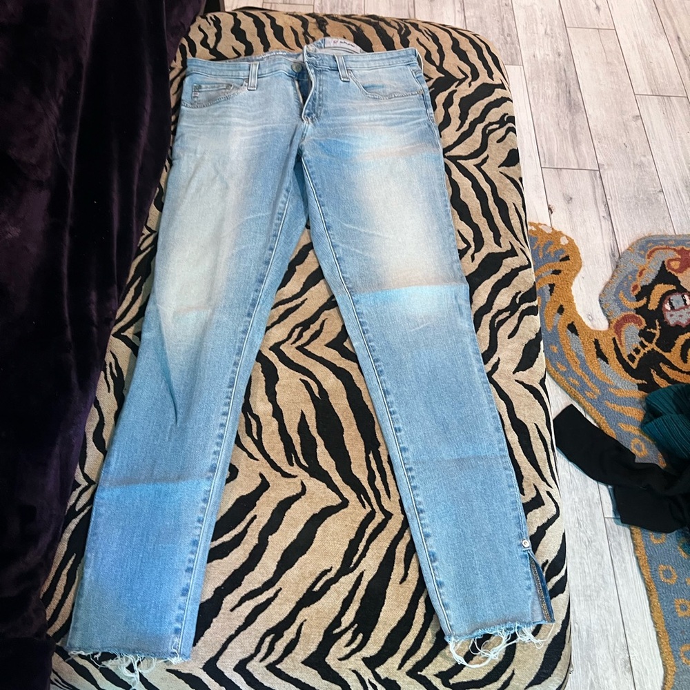 AG Adriano Goldschmied Light Blue Skinny Jeans